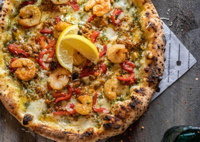 Pizza with Shrimp